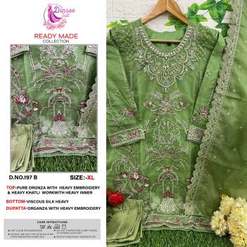 DN 197 By Dinsaa Designer Partywear Readymade Salwar Kameez Collection